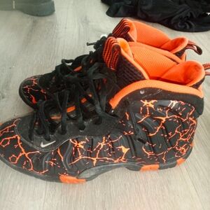 Nike Black and Orange Sneakers